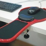 Supporto regolabile da PC per braccio polso per sedia e scrivania