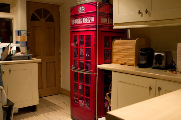 rivestimento frigo cabina telefono londra uk